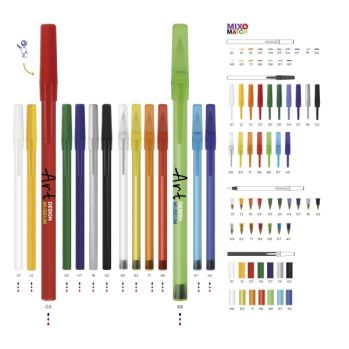 Promotional BIC Round Stic Mix & Match Ballpen