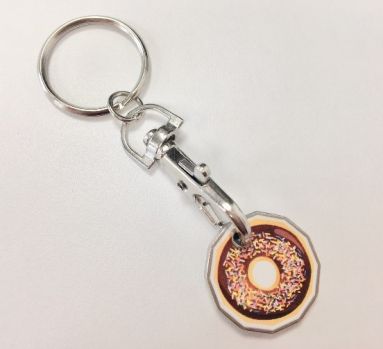 Promotional Enamel CMYK Trolley Coin