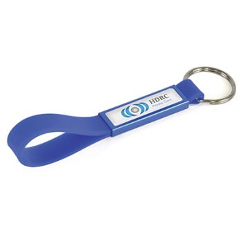 Promotional Silicone Domed Keyring