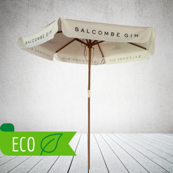 Promo Full Colour ECO 2.5m Budget Wood Parasol