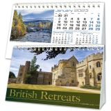 A5 Desk Calendar - Atmospheric / British Retreats
