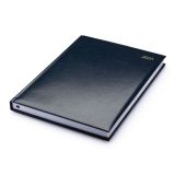 Personalised Padded A4 Page A Day Diary - Foil Blocked Strata