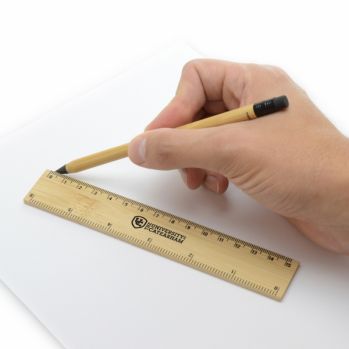 Promotional Faro Bamboo Ruler