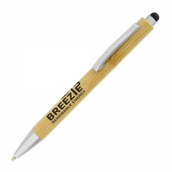 Promotional Bamboo Stylus Ball Pen