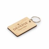 Promotional Rectangle Wooden Keyring