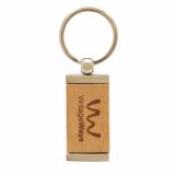 Promotional  Wooden & Metal Keyring