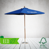 Promo Full Colour 2mx2m Square Classic ECO Sustainable Wood Para