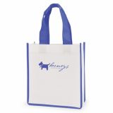 Printed Mini Contrast Shopping Bag