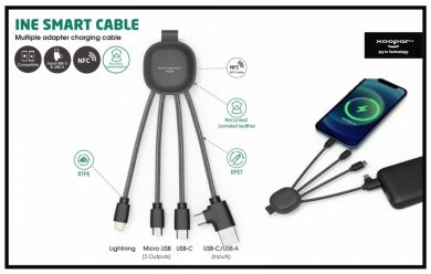 Xoopar INE Smart Phone Charger Cable - with web site UK upload