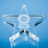 10.5cm Optical Crystal Star Paperweight