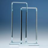 33cm x 12.75cm x 12mm Clear Glass Echo Award