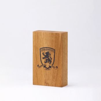 15cm x 10cm x 3.5cm Beech Rectangle Award