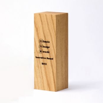18cm x 6cm x 6cm Beech Square Column Award