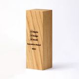 21cm x 6cm x 6cm Beech Square Column Award