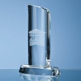 20cm Optical Crystal Oval Column Award