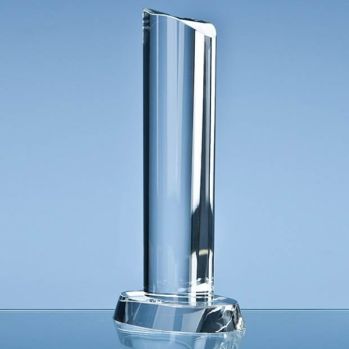 25.5cm Optical Crystal Oval Column Award