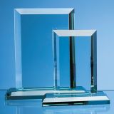 20cm x 15cm x 19mm Jade Glass Mitred Rectangle Award