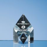 7.5cm Optical Crystal Sloping Diamond