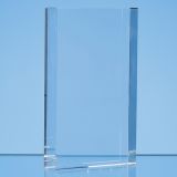 17cm x 10cm Optical Crystal Rectangle Award, H or V