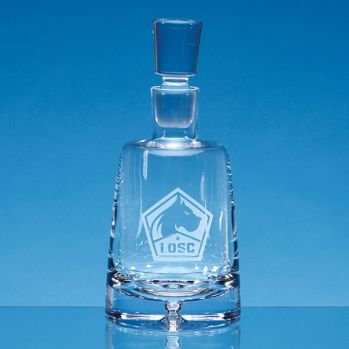 0.95ltr Handmade Bubble Base Holding Company Decanter