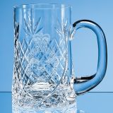 0.595ltr Lead Crystal Sloped Panel Tankard