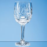 285ml Glencoe Lead Crystal Panel Goblet