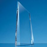 18cm Optical Crystal Facetted Peak Award