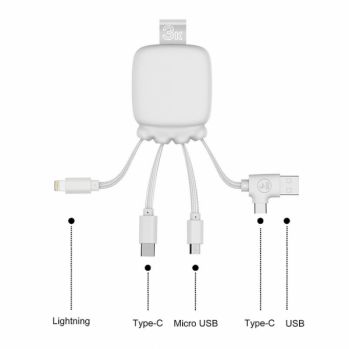 Xoopar Ocean Gamma (NFC) Hybrid Charge cable / Powerbank (3000mA