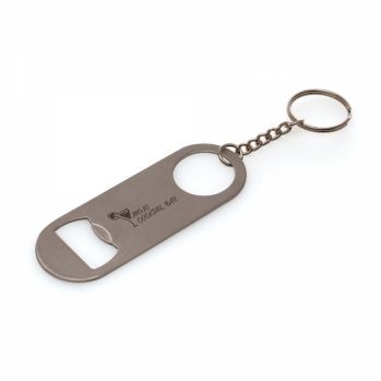 Promotional Engraved Bimpson Bottle Opener Keyring