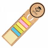 Promotional Bamboo Sticky Note Bookmark