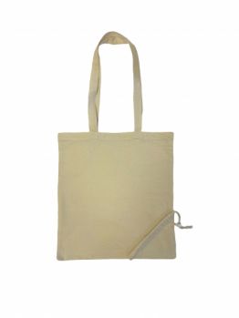 Promotional Cotton Folding Shopper