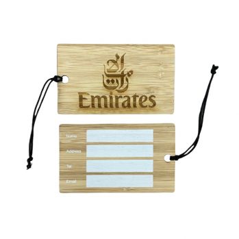 Bamboo Luggage Tag