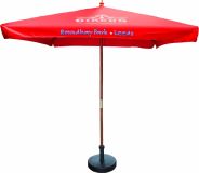 Promotional 2m Square Wooden Eco Parasol