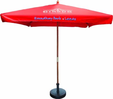 Promotional 2m Square Wooden Eco Parasol