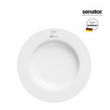 senator® Fancy porcelain Soup Plates.