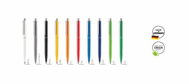 Branded Point Polished Plastic Ballpen 