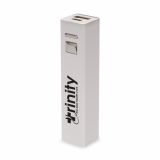 Promotional Portable White Cuboid Power Bank