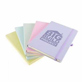 Branded A5 Mole Soft PU Notebook