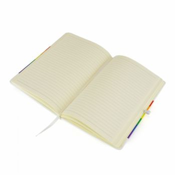 Promotional Rainbow A5 Mole Soft PU Notebook