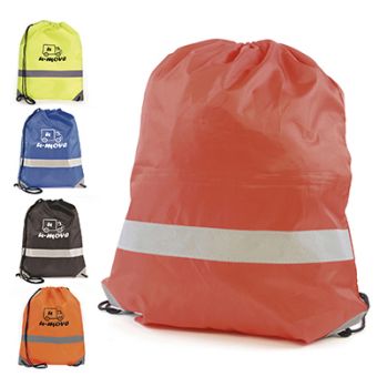 Branded Celsius Reflective Drawstring Bag