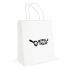 Printed Brunswick Medium White Paper Bag