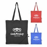 Promotional Coloured Cotton Foldable Shopper 