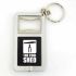 Promotional Sofia Plastic Bottle Opener Torch Keyring
