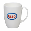 Promotional Gem Bone China Mug In white