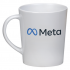 Promotional Metro Ceramic pottery Dye Sublimation Mug In White