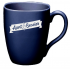Promotional Quadra Ceramic Pottery Mug In Matt Black