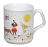 Sparta Ceramic Pottery Mug In White
