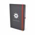 Promotional A5 Black Nebraska Recycled Notebook