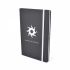Promotional A5 Black Nebraska Recycled Notebook