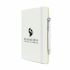 Branded A5 White Mole Mate White Duo Notebook & Pen